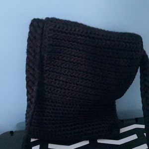 The Sak black over the shoulder crocheted bag